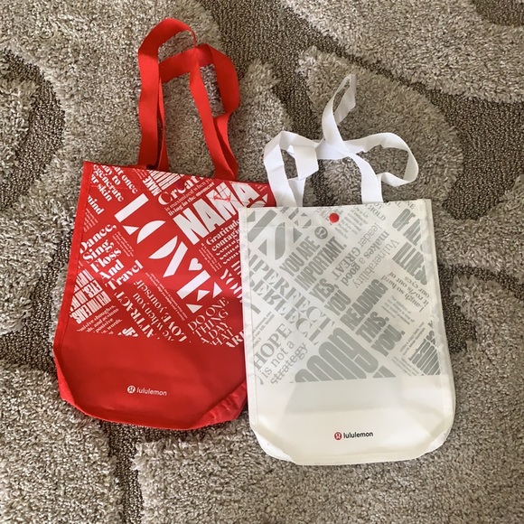 Lululemon Love / Stress Reusable Shopping Tote - Picture 2 of 6
